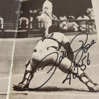 Vintage Pete Rose Book Signed by Pete Rose
