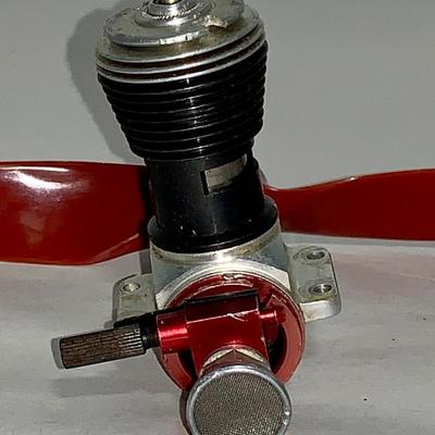 Vintage RC Airplane Engine With Prop