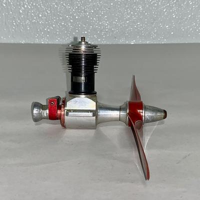 Vintage RC Airplane Engine With Prop