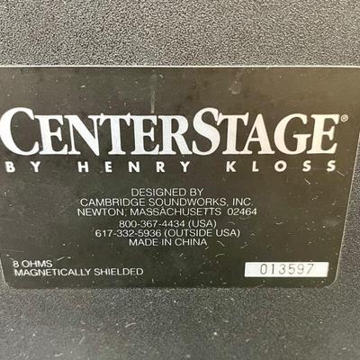 Cambridge SoundWorks Center Stage Speaker by Henry Kloss