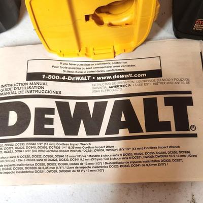 Lot #112 DeWalt Drill/Impact Wrench - tested