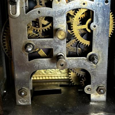 LOT 25: Antique Württemberg Tin Clock