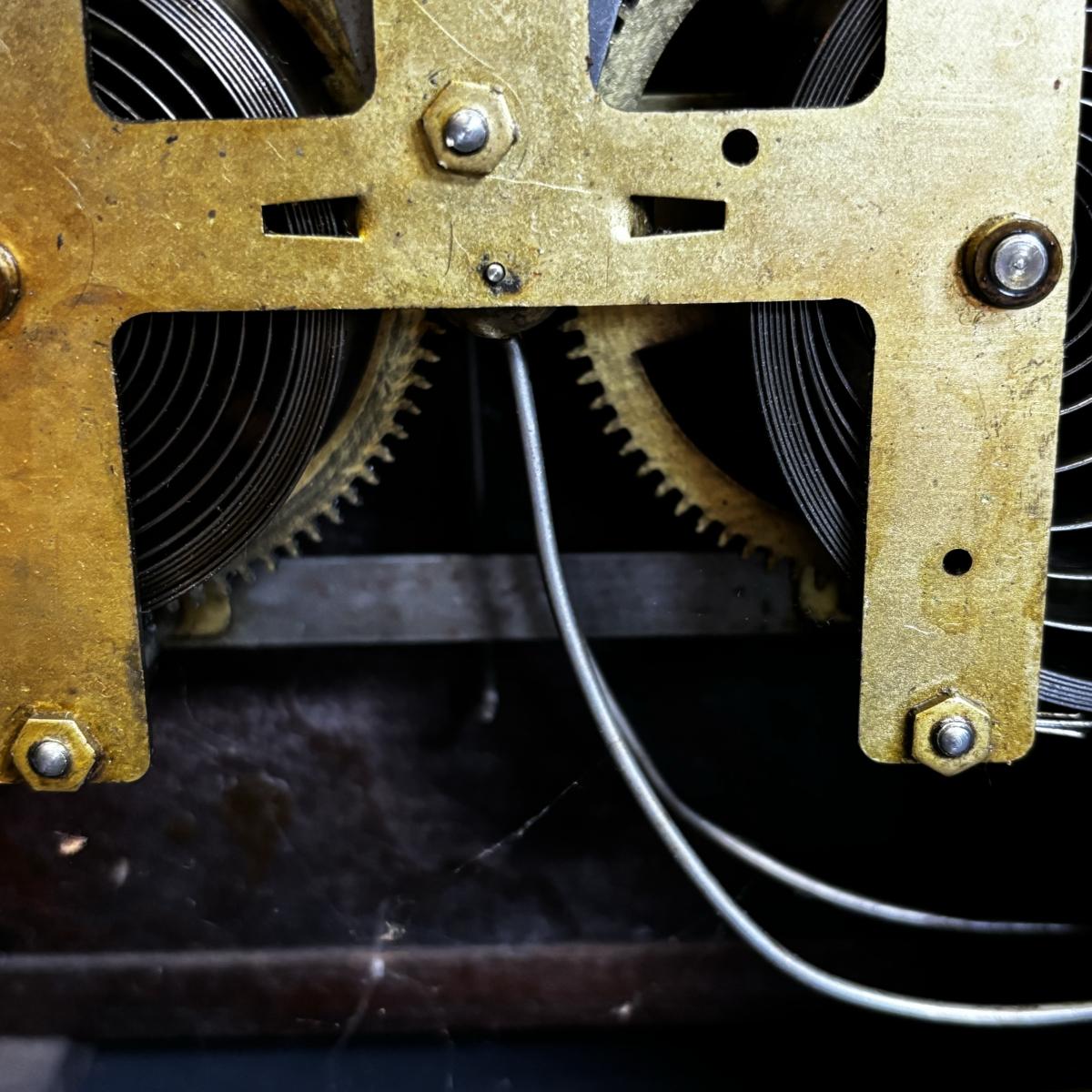 LOT 166 Ingraham Duplex Hathor 7" Eight Day Chime Mantle Clock