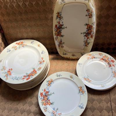 Flowered china