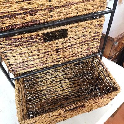 Lot #119 3 Tier Basket Rack - New