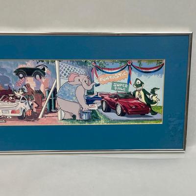Wonder Works Framed Lithograph Ltd Signed by Robert Marble COA 1990 #71/950 36 x 6 inches