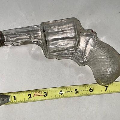 Antique Glass Gun/Pistol Candy Container