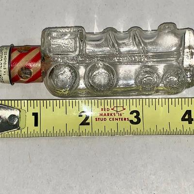 Antique Glass Train Candy Container
