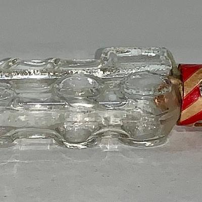 Antique Glass Train Candy Container