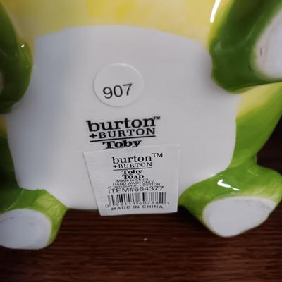TOBY THE TOAD TEAPOT BY BURTON + BURTON