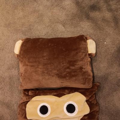 TODDLER MONKEY SLEEPY SACK WITH PILLOW