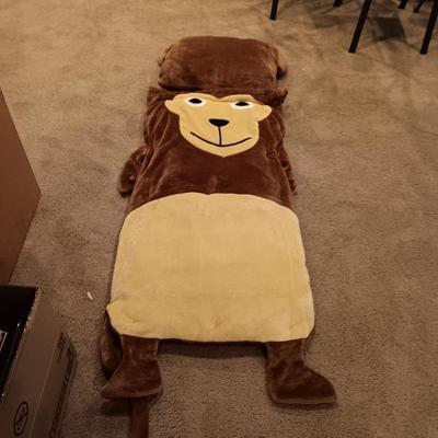 TODDLER MONKEY SLEEPY SACK WITH PILLOW