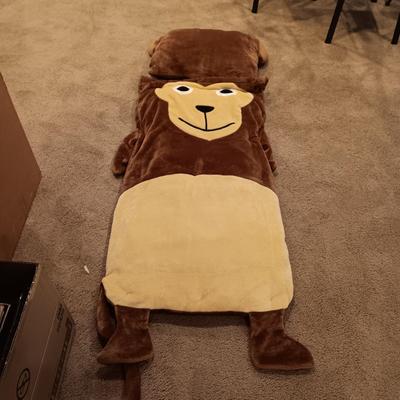 TODDLER MONKEY SLEEPY SACK WITH PILLOW