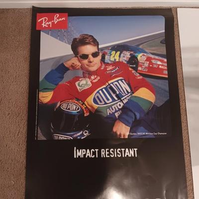 NASCAR JEFF GORDON POSTERS FOR RAY-BAN SUNGLASSES