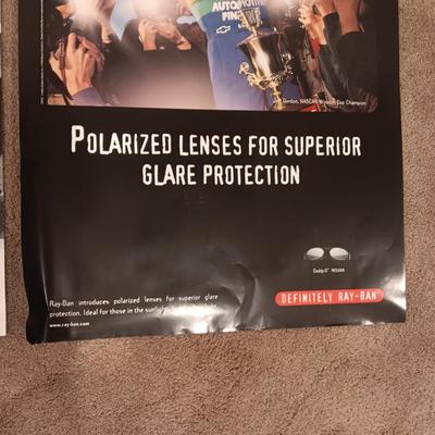 NASCAR JEFF GORDON POSTERS FOR RAY-BAN SUNGLASSES