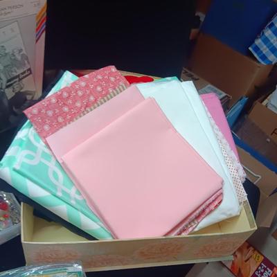 CRAFT SUPPLIES, SEWING PATTERNS AND MATERIAL