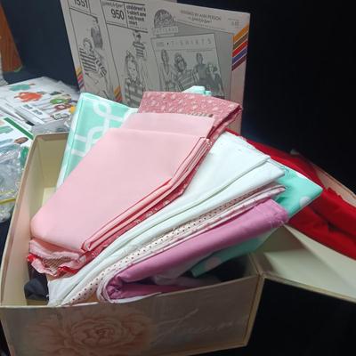 CRAFT SUPPLIES, SEWING PATTERNS AND MATERIAL