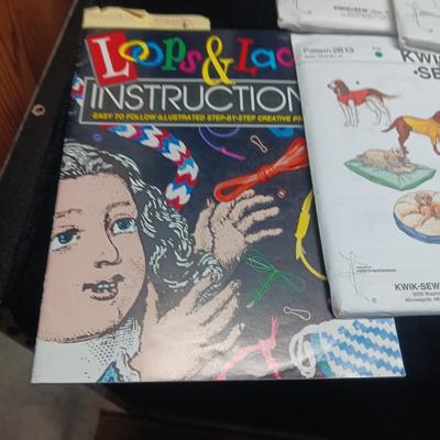CRAFT SUPPLIES, SEWING PATTERNS AND MATERIAL