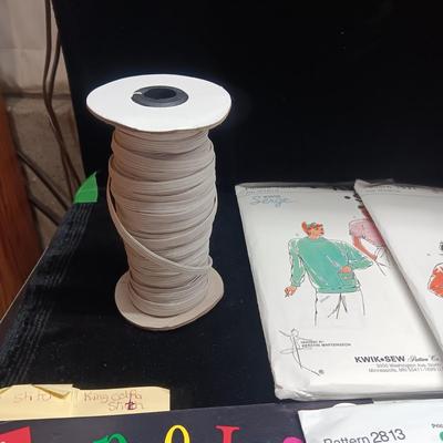 CRAFT SUPPLIES, SEWING PATTERNS AND MATERIAL