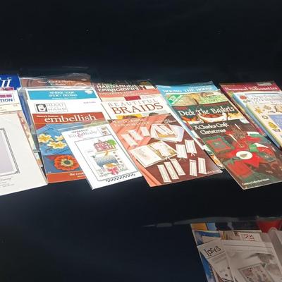 WIDE VARIETY OF CRAFTING BOOKS AND PATTERNS