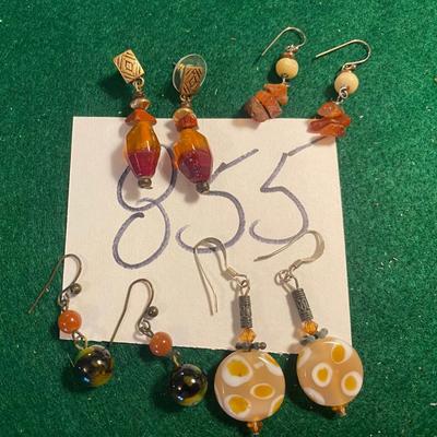 Bead Pierced Earrings