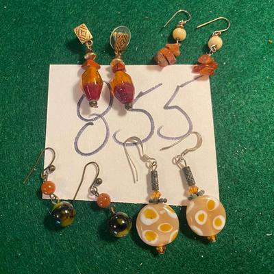 Bead Pierced Earrings