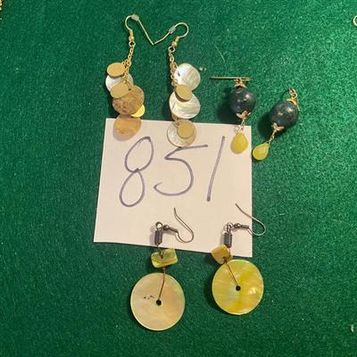 Bead Pierced Earrings