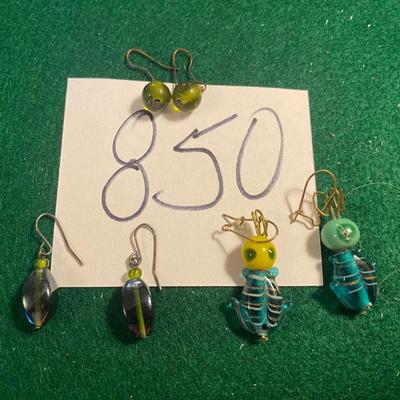 Bead Pierced Earrings