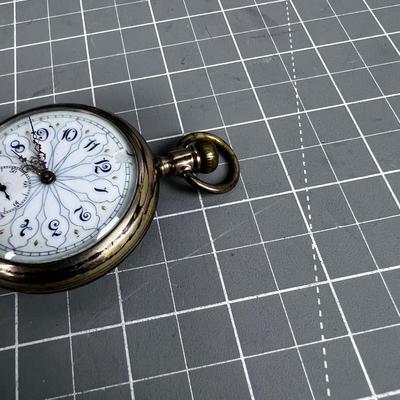 Pocket Watch Enamel Face 