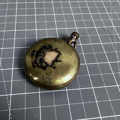 Pocket Watch Enamel Face 