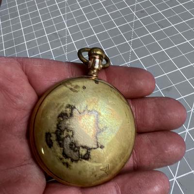 Pocket Watch Enamel Face 