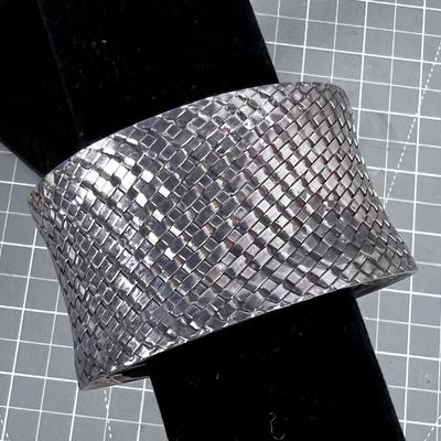 Basket Weave 925 Bracelet