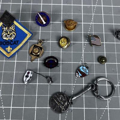 Lot of Tie Tacks and Pins