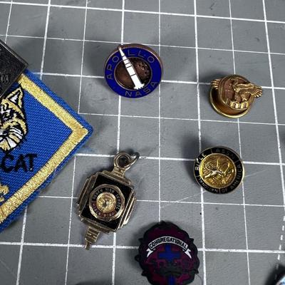 Lot of Tie Tacks and Pins