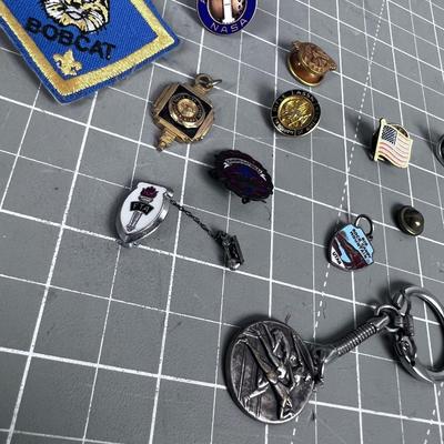 Lot of Tie Tacks and Pins