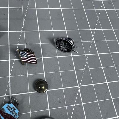 Lot of Tie Tacks and Pins