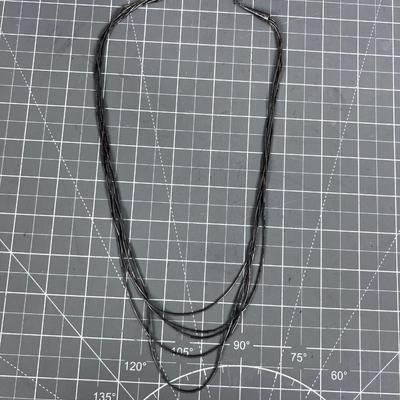 Liquid Silver Necklace