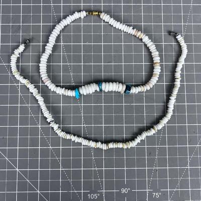 (2) PUKA shell Necklaces 