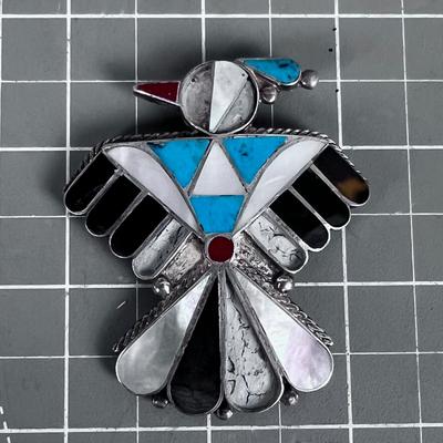 Vintage Thunderbird Bolero Tie Clasp 