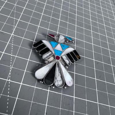 Vintage Thunderbird Bolero Tie Clasp 