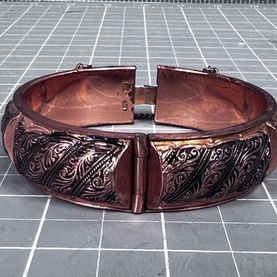 Vintage Copper Bangel Bracelet 