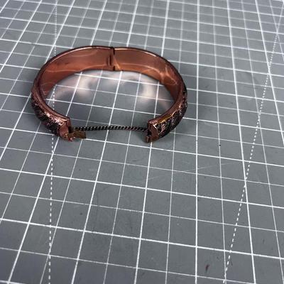 Vintage Copper Bangel Bracelet 