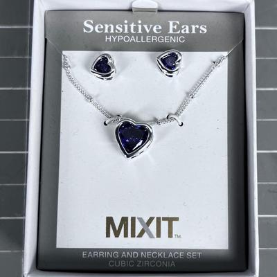 Mix It for Sensitive Ears. New Earrings and Lovely Matching Necklace