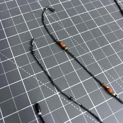 (3) Liquid Silver Necklaces, Beads & Shells 
