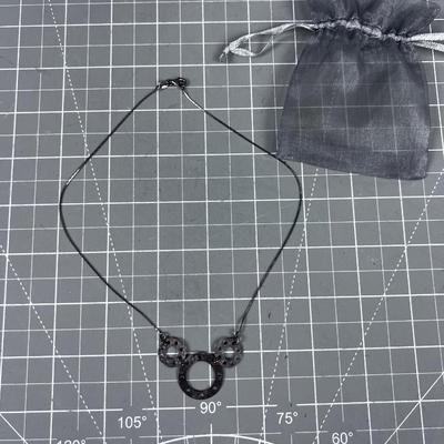 925 Necklace with Gauze Bag