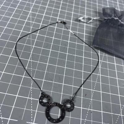 925 Necklace with Gauze Bag