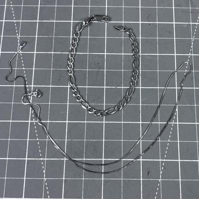 Sterling Chain & Bracelet