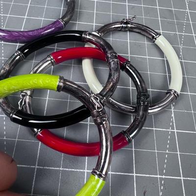 Morli (6) Colored Bangle Bracelet 