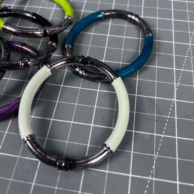 Morli (6) Colored Bangle Bracelet 