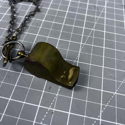 Brass Military Whistle 